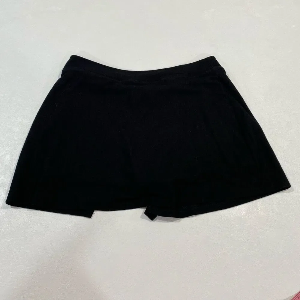 PINK Victoria’s Secret Black Corset Crop Top & Mini Skirt Set XL - Picture 2 of 15
